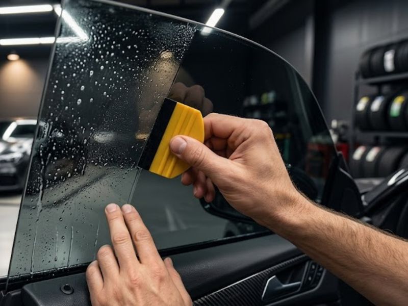 Aplicação de insulfilm em Guarapuava — Da Correggio Auto Center